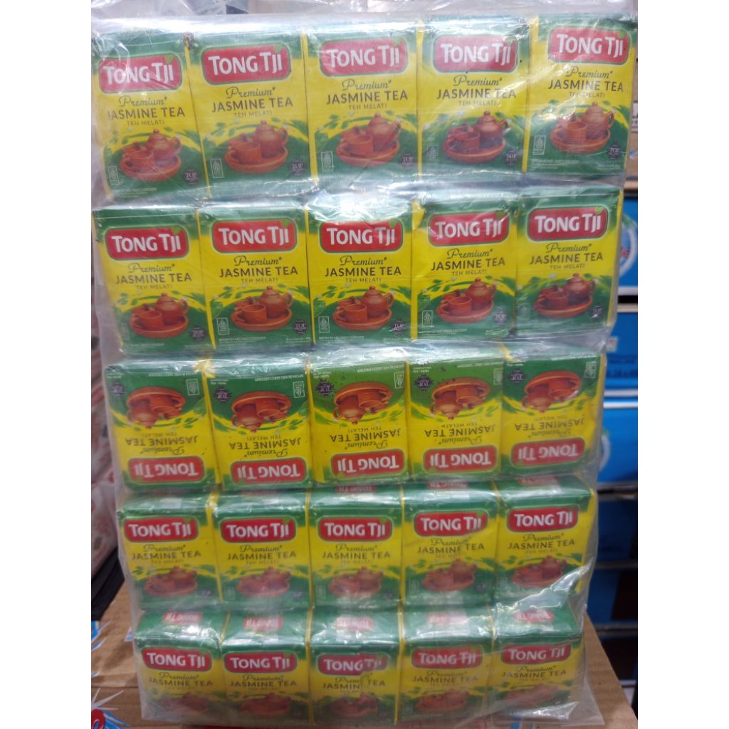 

Teh Tong Tjie Premium Jasmine Tea 1 Bal Isi 10 Slop (100 Bungkus# 40g) Grosir
