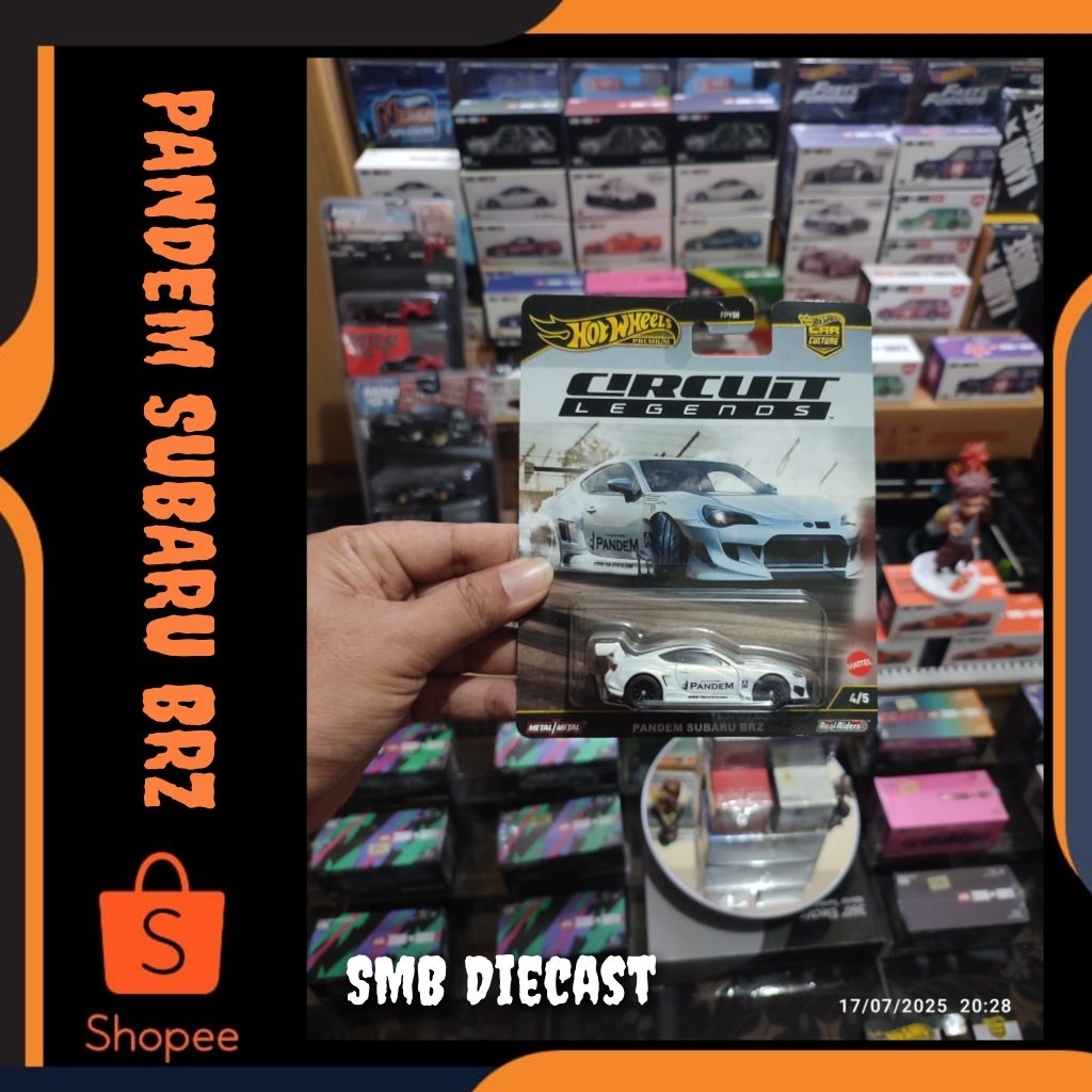 HOT WHEELS PANDEM SUBARU BRZ CIRCUIT LEGENDS (PREMIUM)