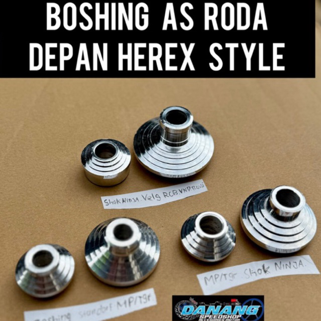 Bos Boshing tromol Depan As 12 & 15 As Roda Depan Megapro CB Tiger Untuk Pemakaian Shok Depan Ninja 