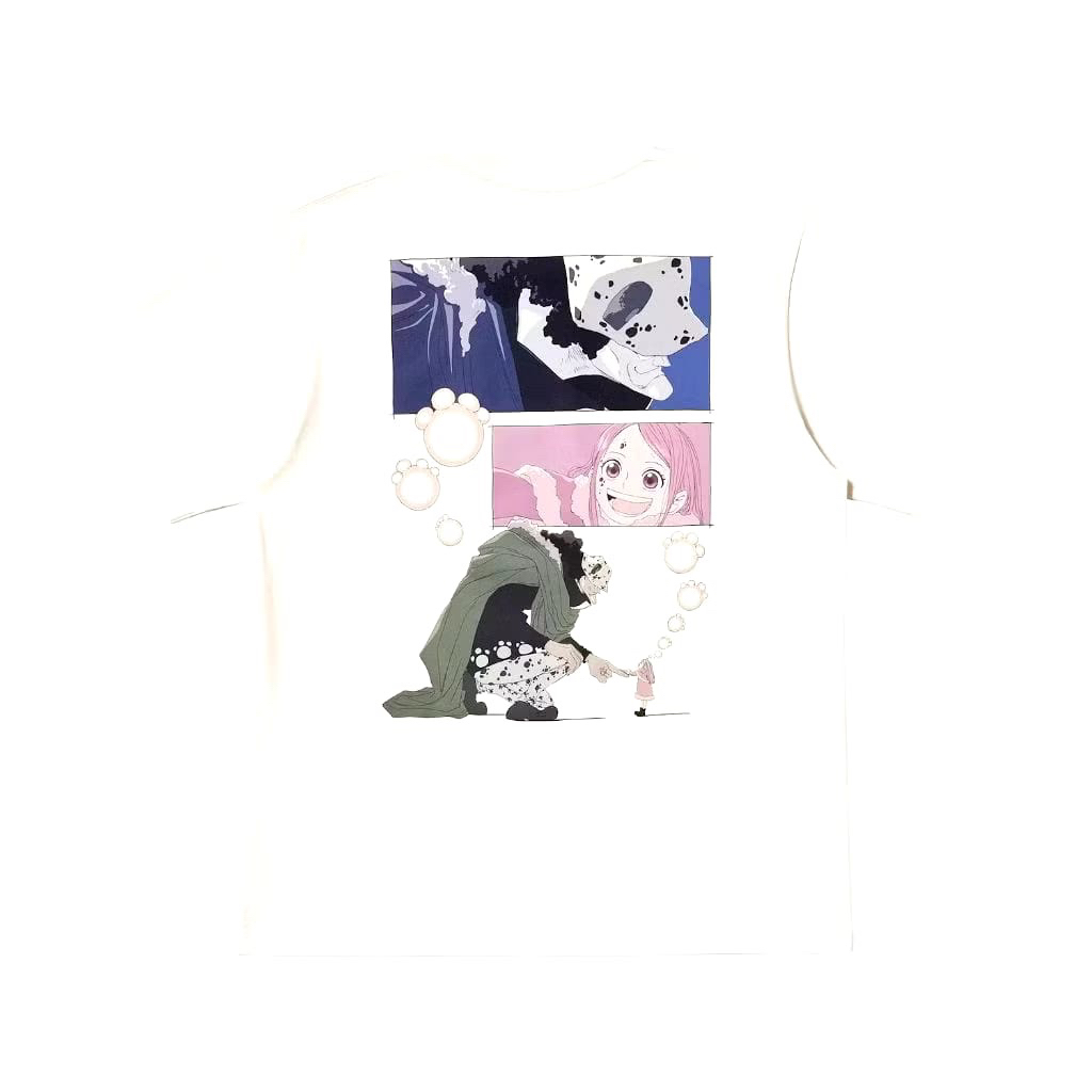 Tshirt Uniqlo x One Piece Kuma UT | Kaos Lengan Pendek - Ivory