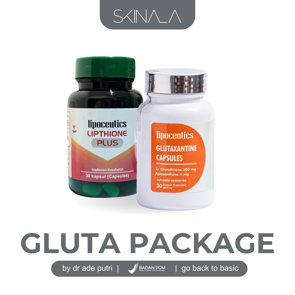 BUNDLING GLUTATHIONE GLUTAXANTHIN LIPTHIONE PLUS