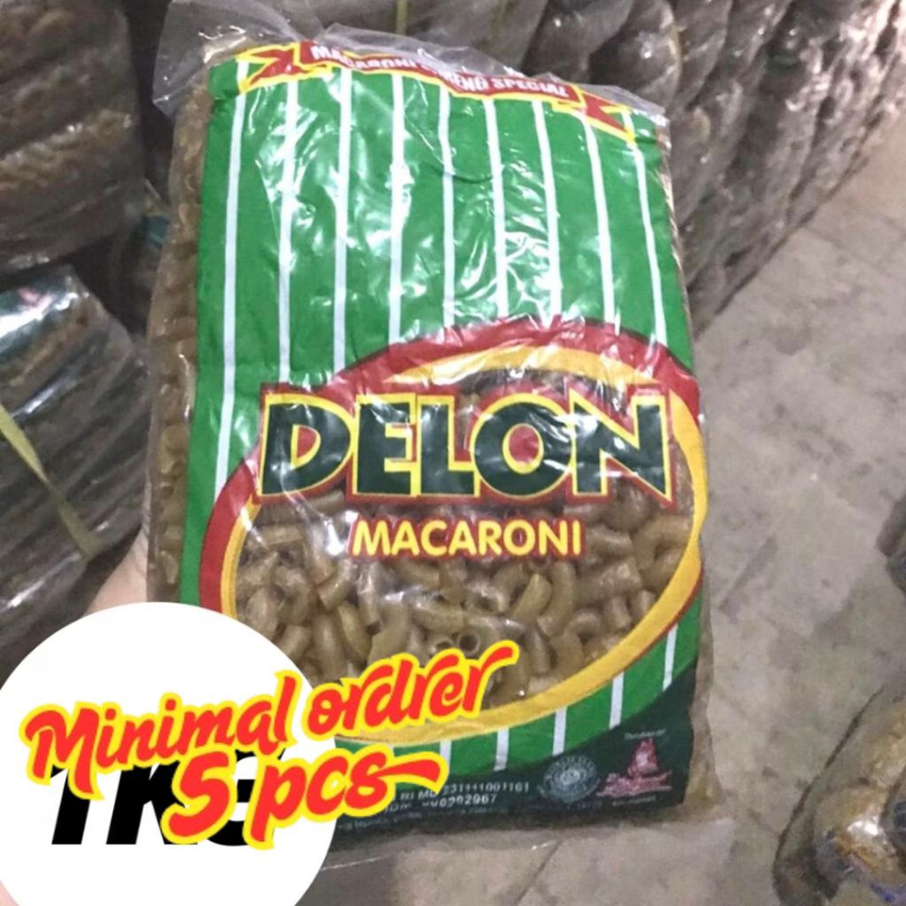 

MAKRONI MEKAR MURAH / MAKRONI MURAH / MAKARONI MENTAH / MAKARONI MEKAR COKLAT DELON HIJAU 1 KG (minimal 5 pcs)