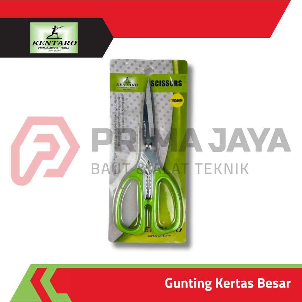 

GUNTING KERTAS / KANTORAN / SERBAGUNA UKURAN BESAR KENTARO