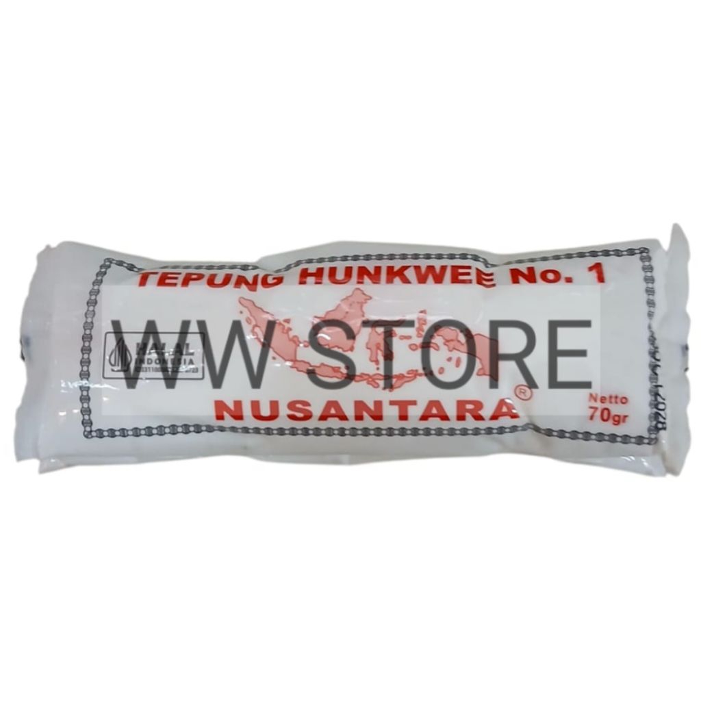 

Tepung hunkwe hunkue hunkwee hoenkwe hoenkwee hoenkue hun hoen kwe kwee halal MUI cap NUSANTARA NO. 1 ( 2x70g )
