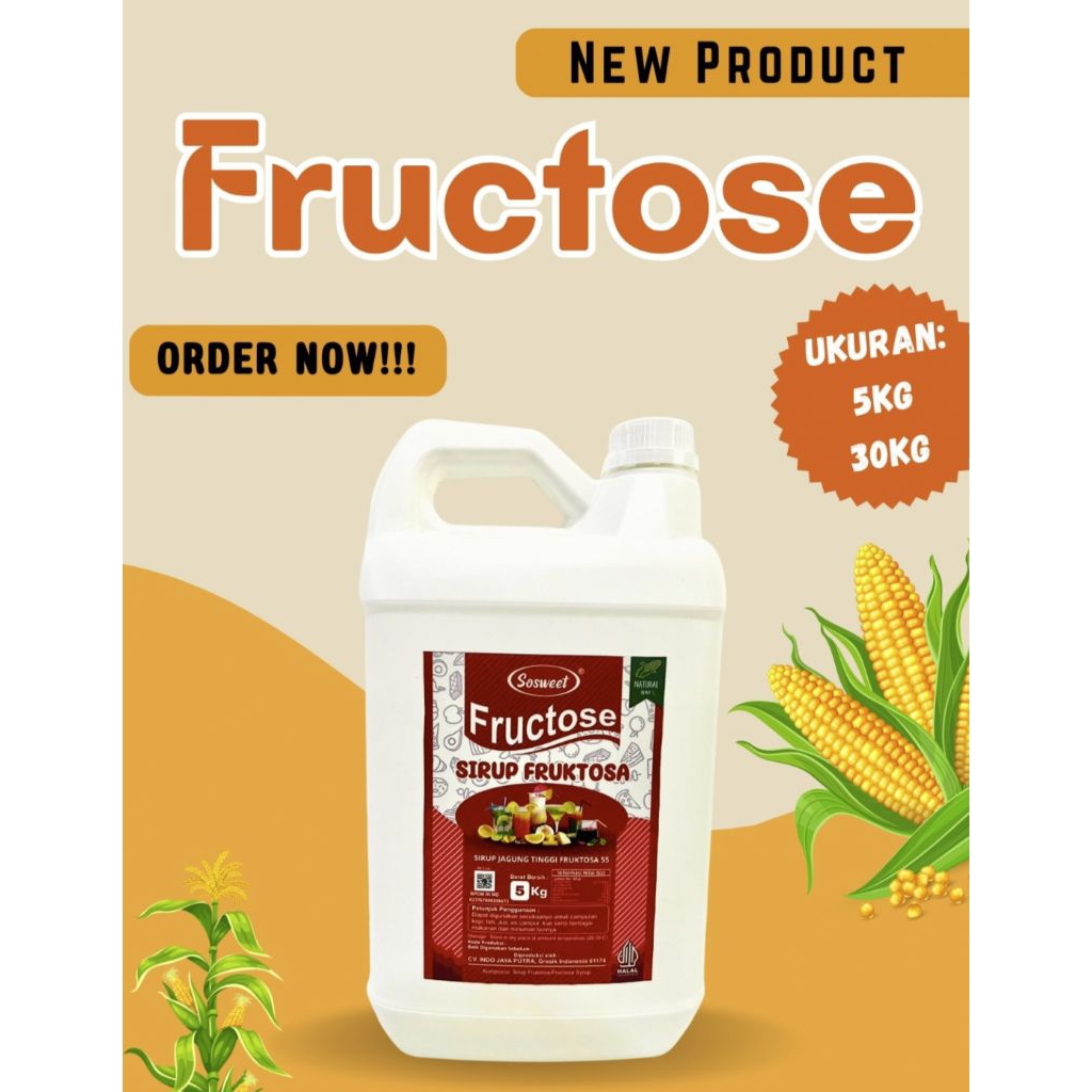 

5kg So sweet fructose sirup fruktosa gula cair siap pakai