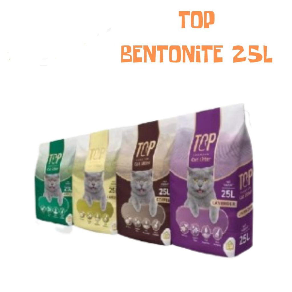 20 KG (KHUSUS EKSPEDISI) PASIR TOP 25L PASIR GUMPAL KUCING