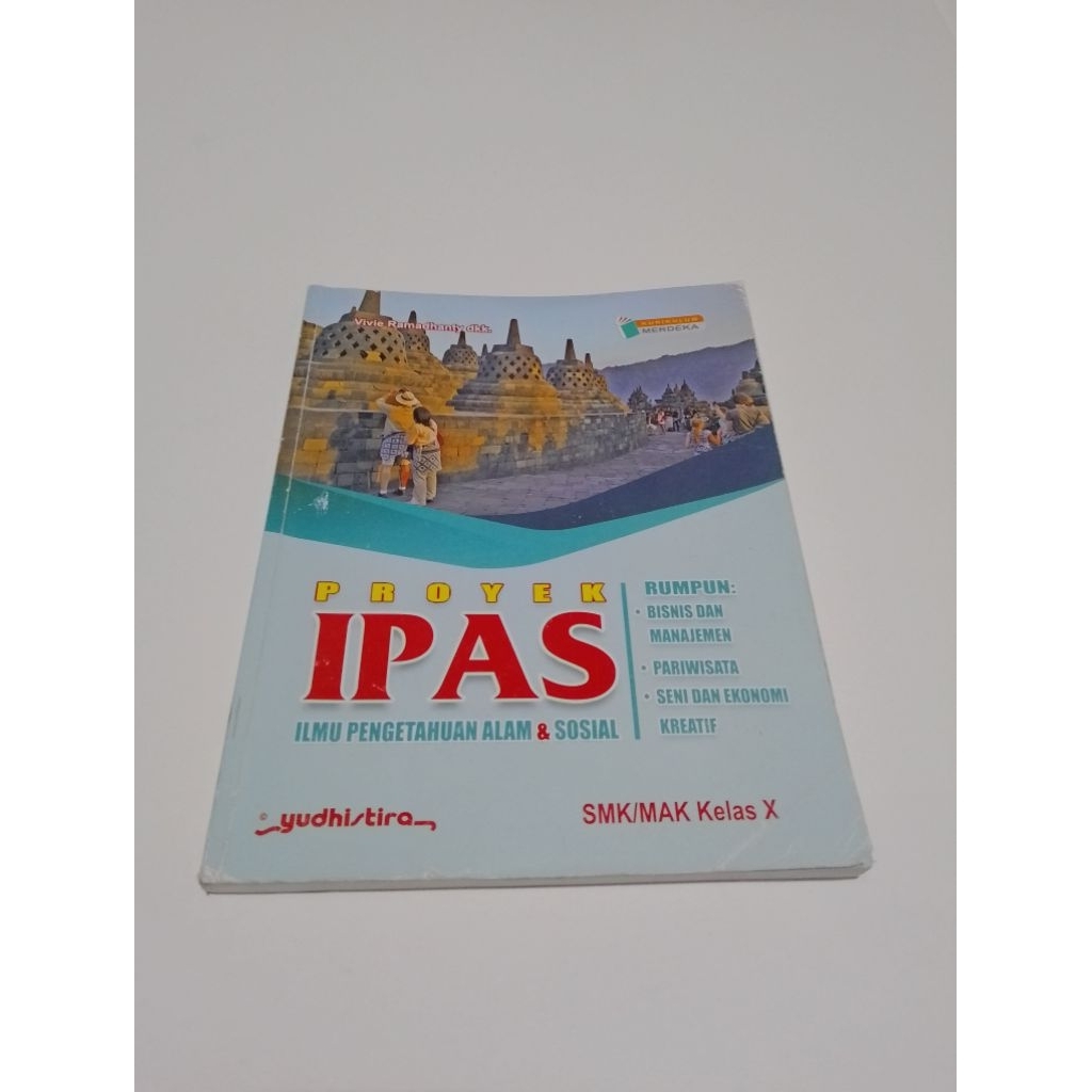 buku original - proyek ipas untuk SMK kelas 10 K merdeka Yudistira