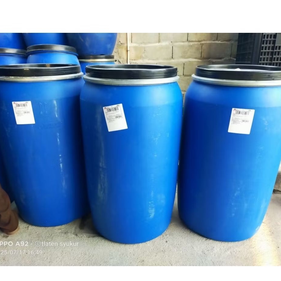 drum plastik 250liter komplit klem dan tutup..bahan tebal hdpe tahan banting.tahan cuaca puluhan tah