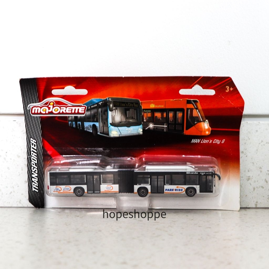 Majorette Transporter MAN Lion's City G Park & Ride Bus Diecast Bis Original
