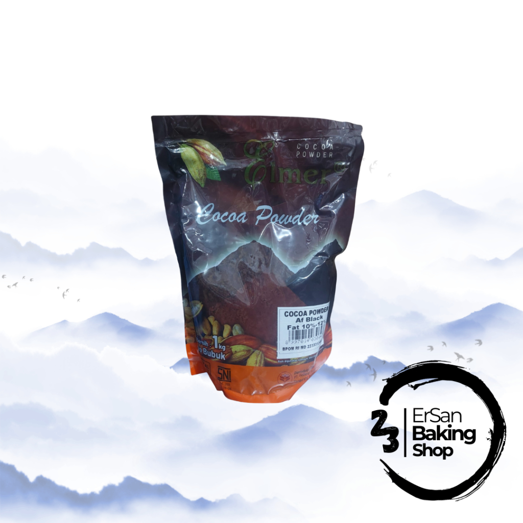 

Coklat Bubuk Hitam/Bubuk Coklat Hitam/Cokelat Elmer Cocoa Powder African Black 10-12% 1 Kg