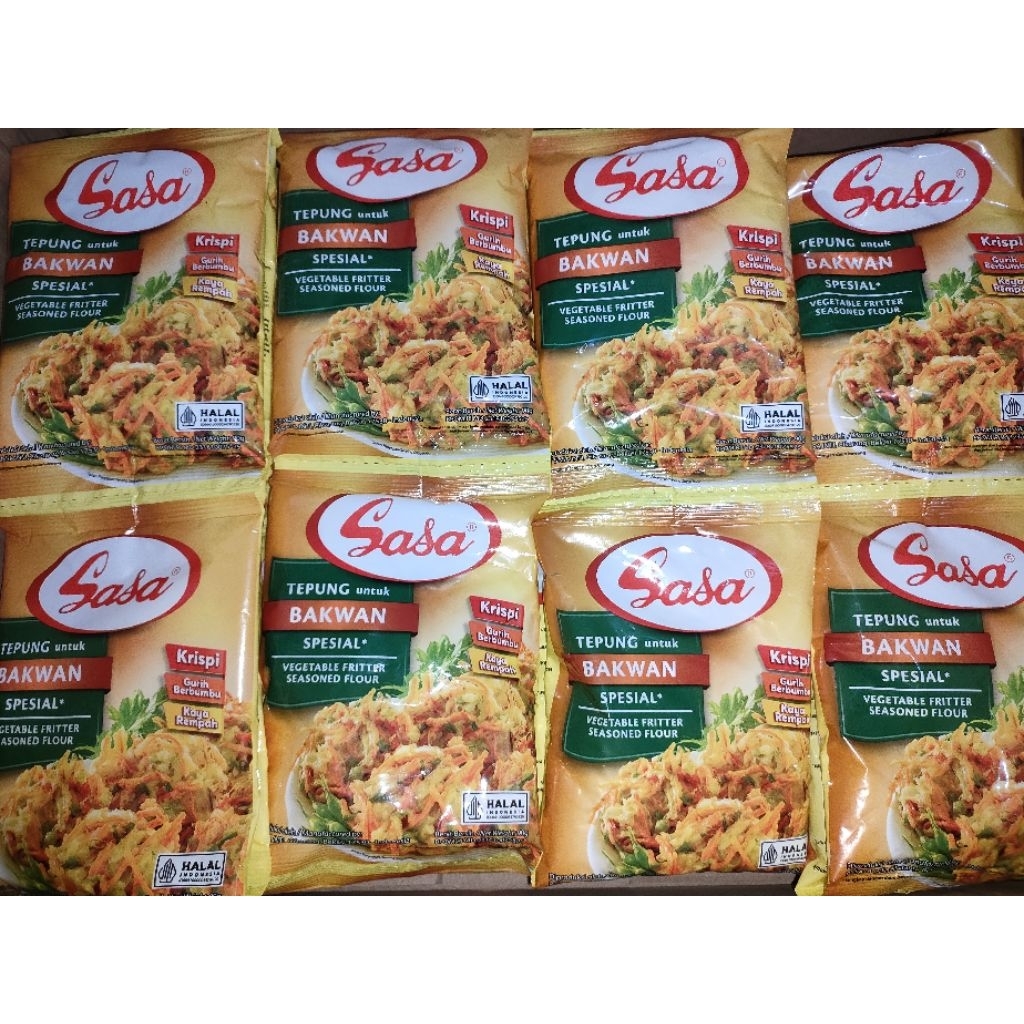 

Sasa Tepung Bumbu Bakwan Crispy 90gram / isi 5 sachet
