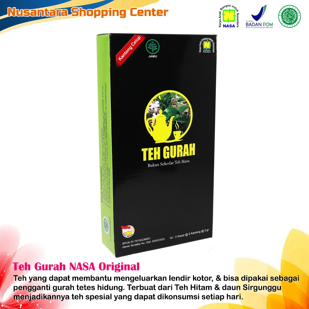 

TEH KHUSUS GURAH TEH GURAH NASA ORIGINAL