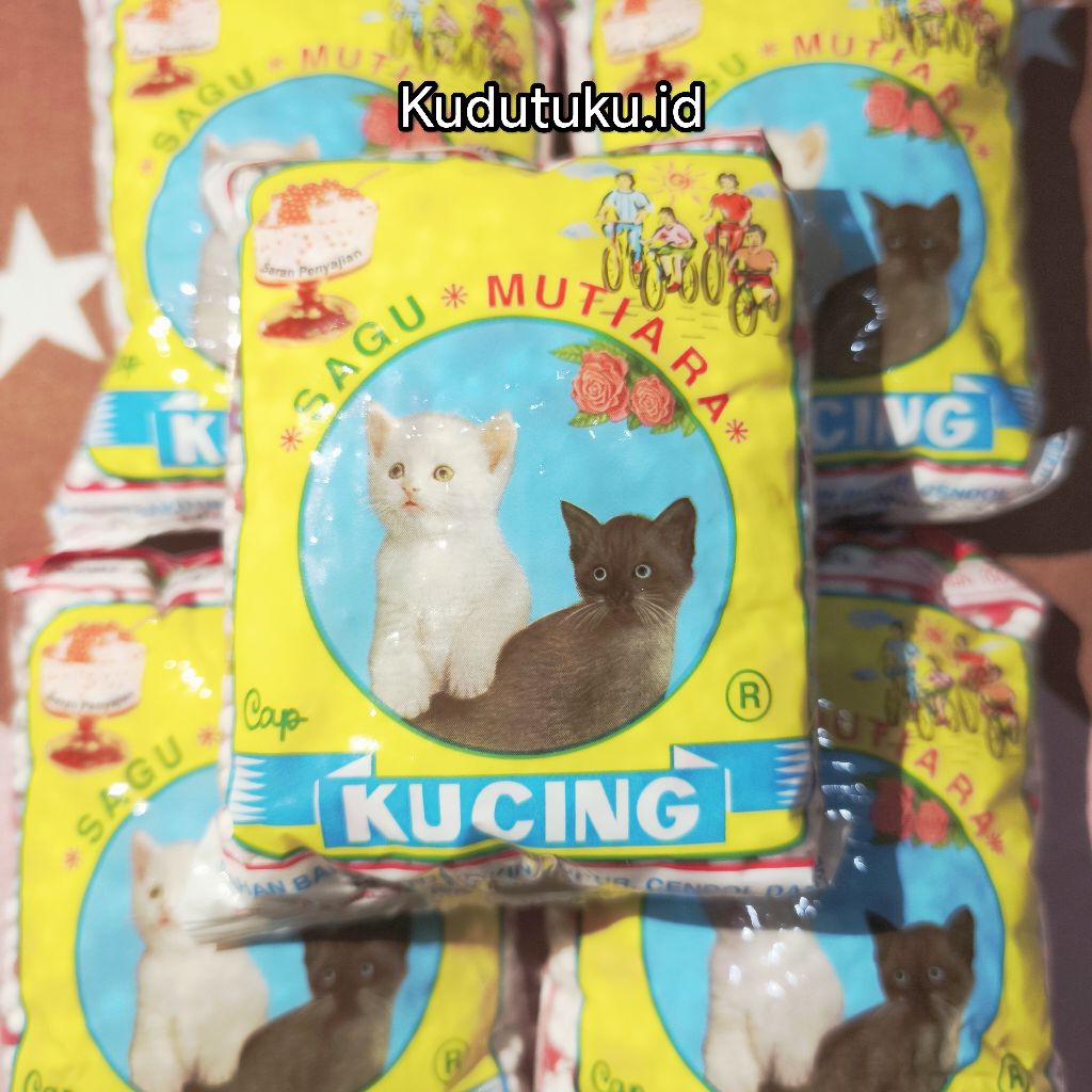 

1 PCS - SAGU MUTIARA CAP KUCING 100g - BUBUR SAGU MUTIARA