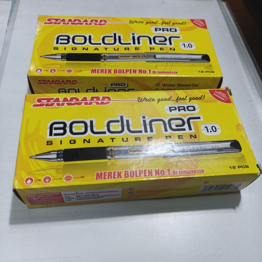 

Pulpen Boldliner Pro 1.0 mm Standard 1 Lusin