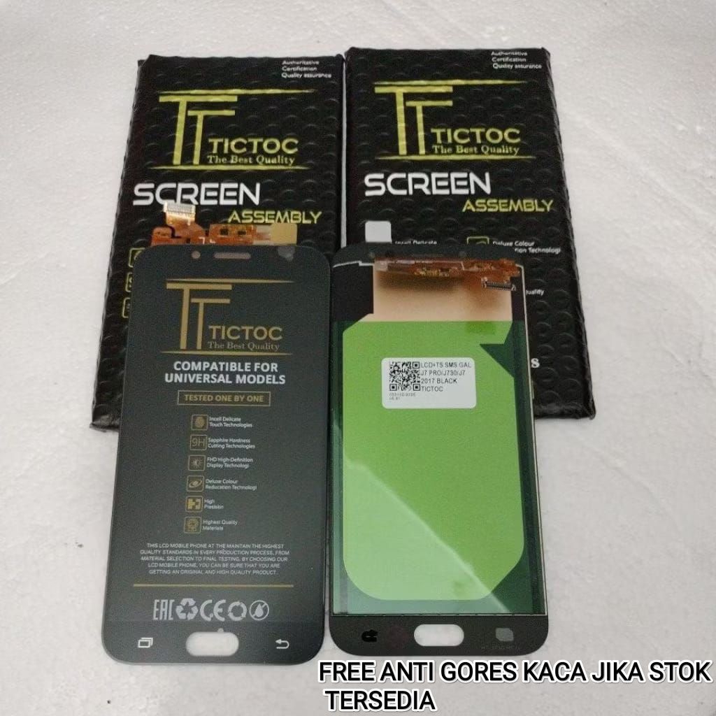 LCD SAMSUNG J7 PRO/J730 FULLSET+ TOUCHSCREEN Tictoc / OG plus / OG super / ORI HX PREMIUM perisi