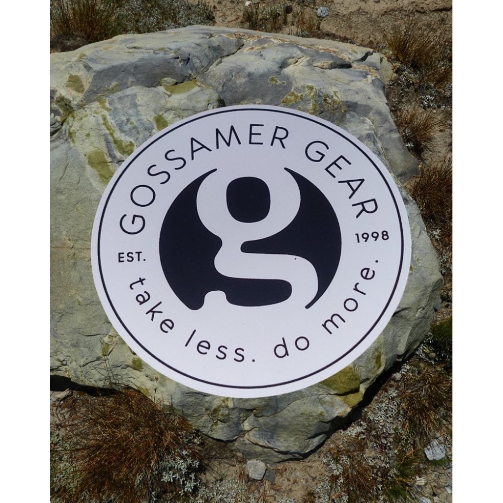 

FROM JULY - GOSSAMER GEAR Vinyl Waterbottle and Laptop Sticker / outdoor sticker laptop film movie series lucu tumbler koper helm