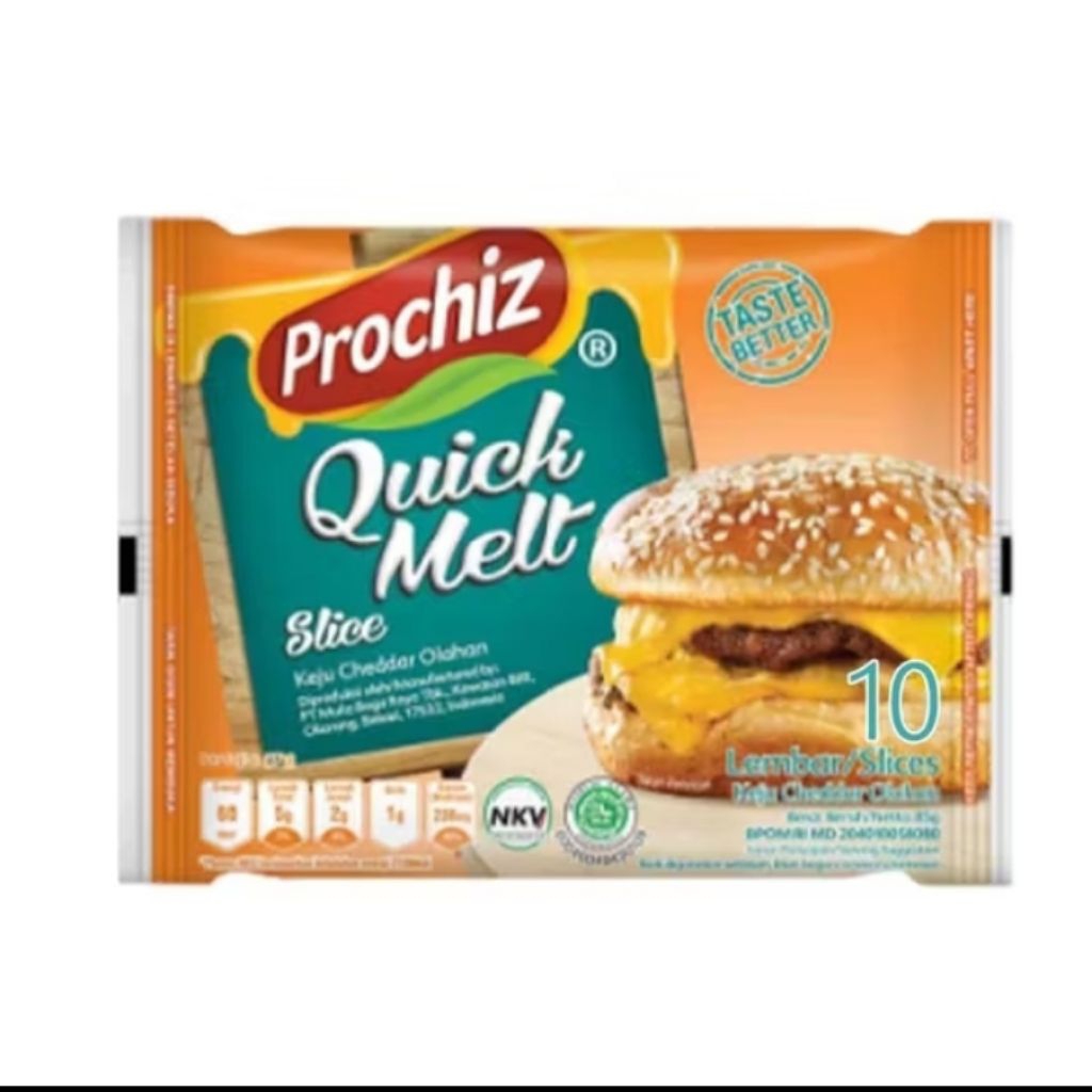 

PROCHIZ Quick Melt Slice isi 10pc