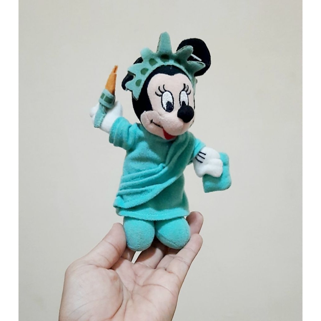 Boneka Minnie Mouse Liberty Original Size 15 cm/ Boneka Minnie Mouse