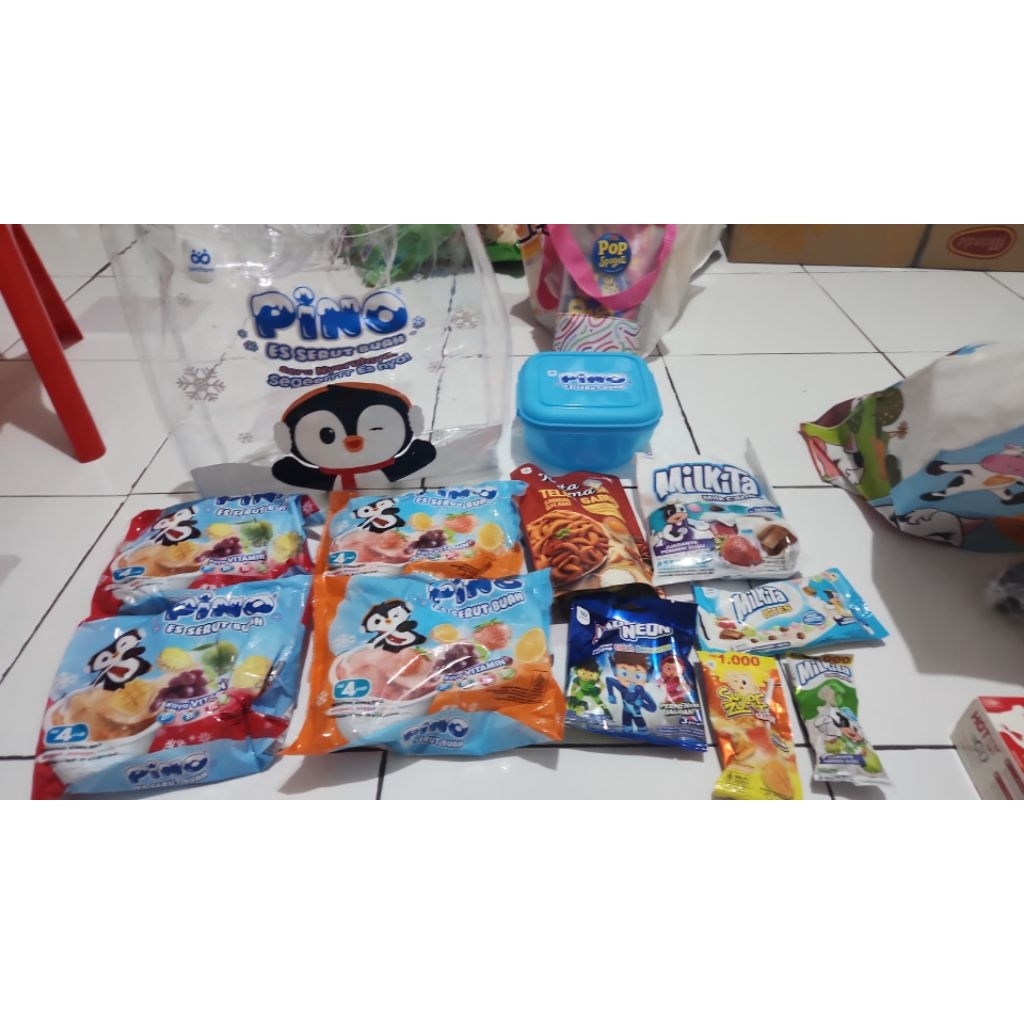 

PRJ Paket Pino Es Serut Buah Free Tas Box