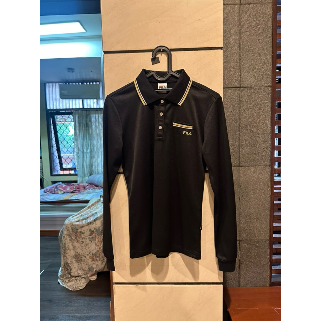 Kaos Polo Fila Long Sleeve Golf Padel Tennis