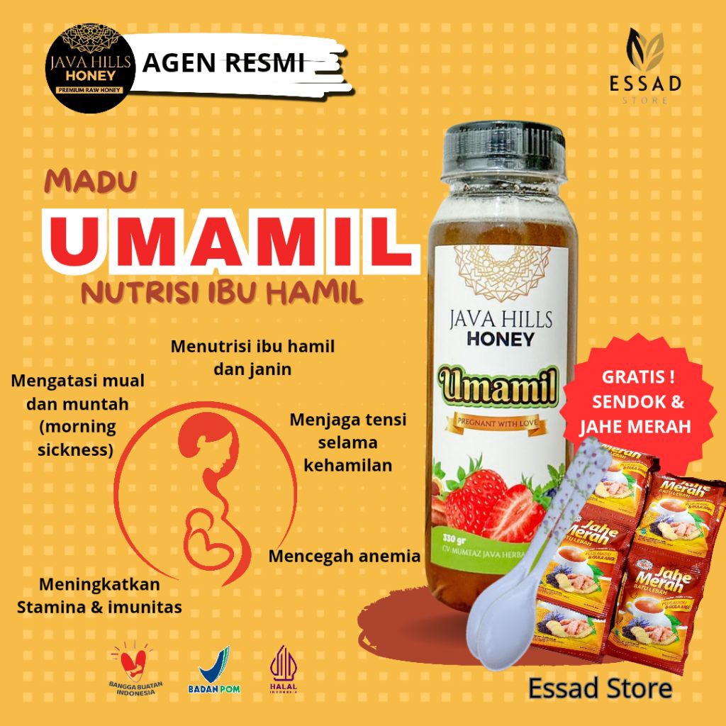 

Madu Umamin Java Hills Honey Booster Nutrisi Ibu Hamil Madu Herbal Javahills Honey