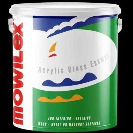 MOWILEX ACRYLIC GLOSS ENAMEL WATERBASED UKURAN 1LT