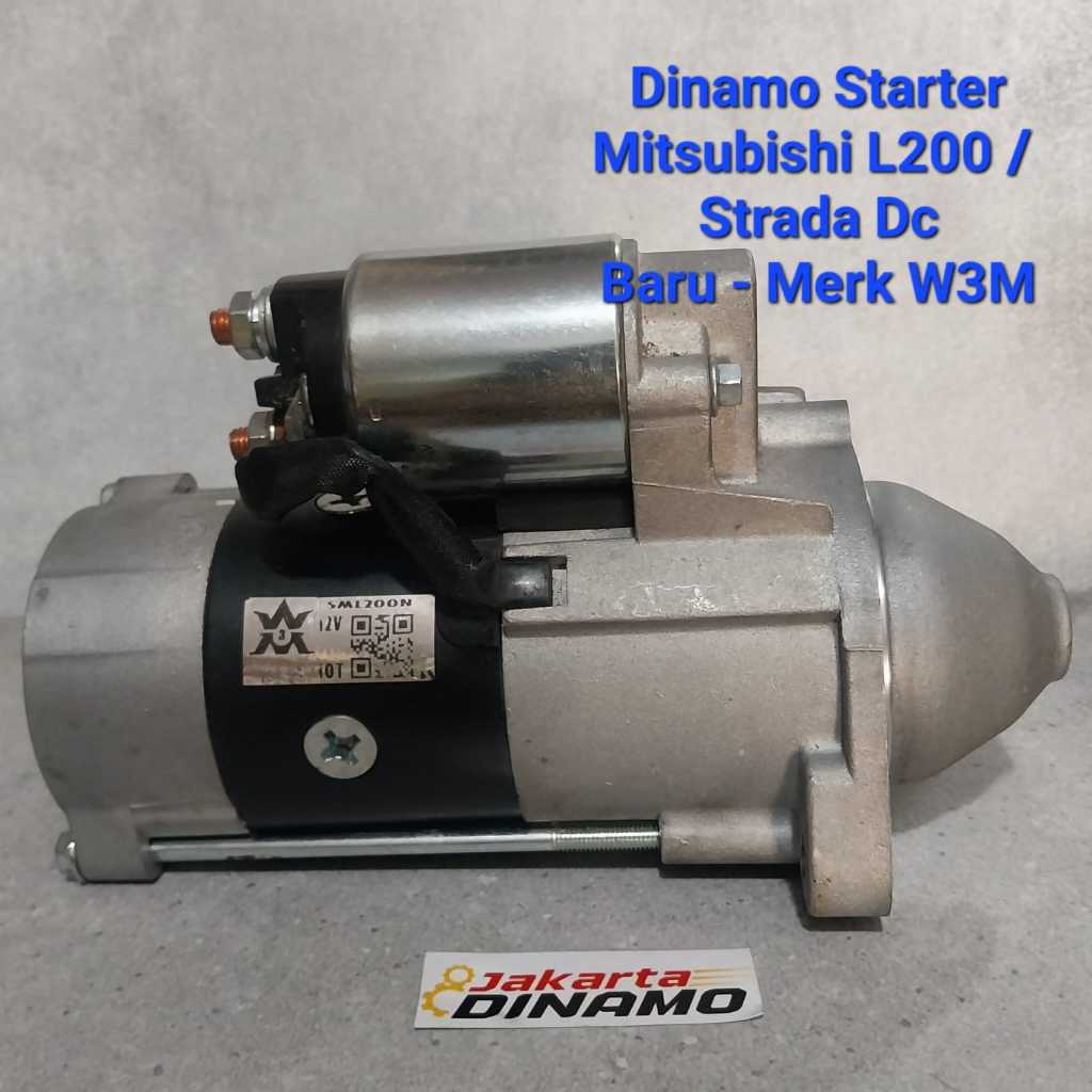 Dinamo Starter Mitsubishi L200 / Strada DC - BARU - GARANSI