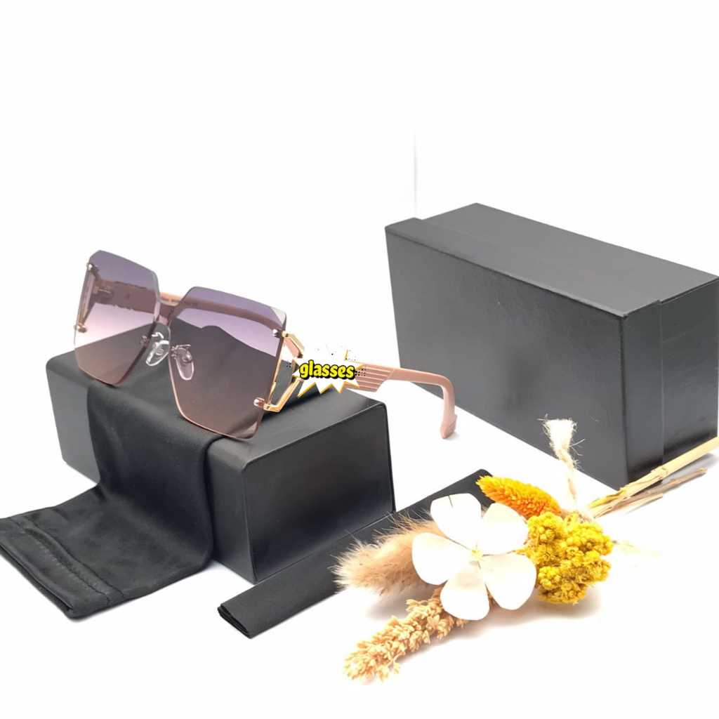 Kacamata Branded Wanita Fashion / Kacamata Wanita Gaya Premium UV Protection SDR58049