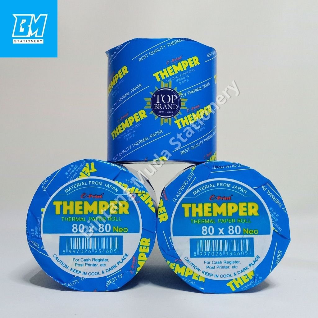 

Kertas Struk Kasir Themper 80x80 Neo e-Print | Thermal Paper Roll | Kertas Thermal 80x80 | Kertas Thermal e-Print | 80x80 | Themper | e-Print