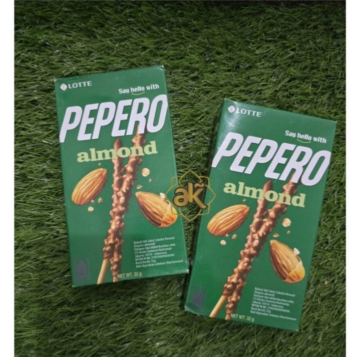 

PEPERO Almond Biskuit stik salut coklat almond 32 gr