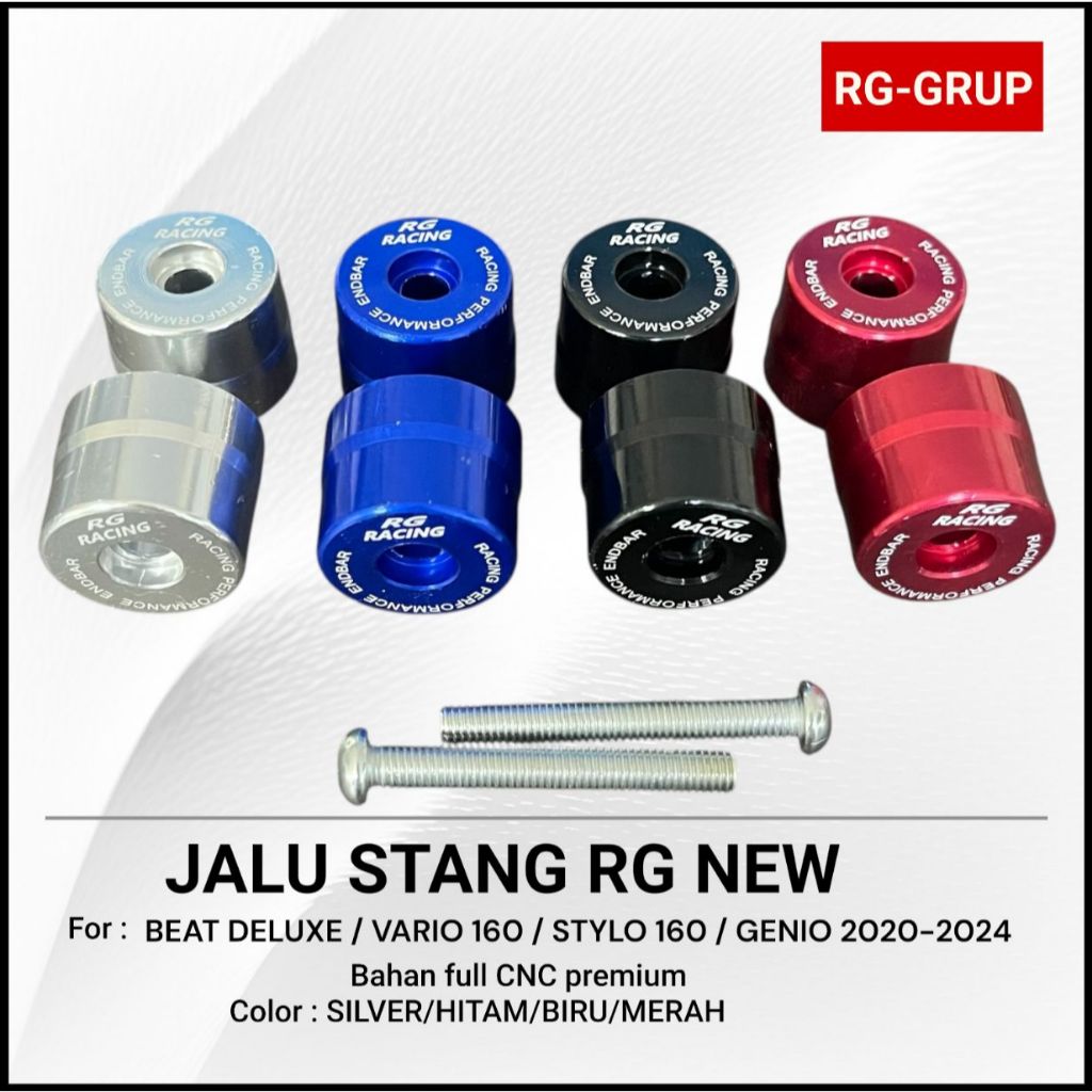 JALU BUBUT OBRAL MURAH Jalu Stang Beat deluxe jalu VARIO160 BEAT DELUXE Bandul Stang Stylo 160 vario
