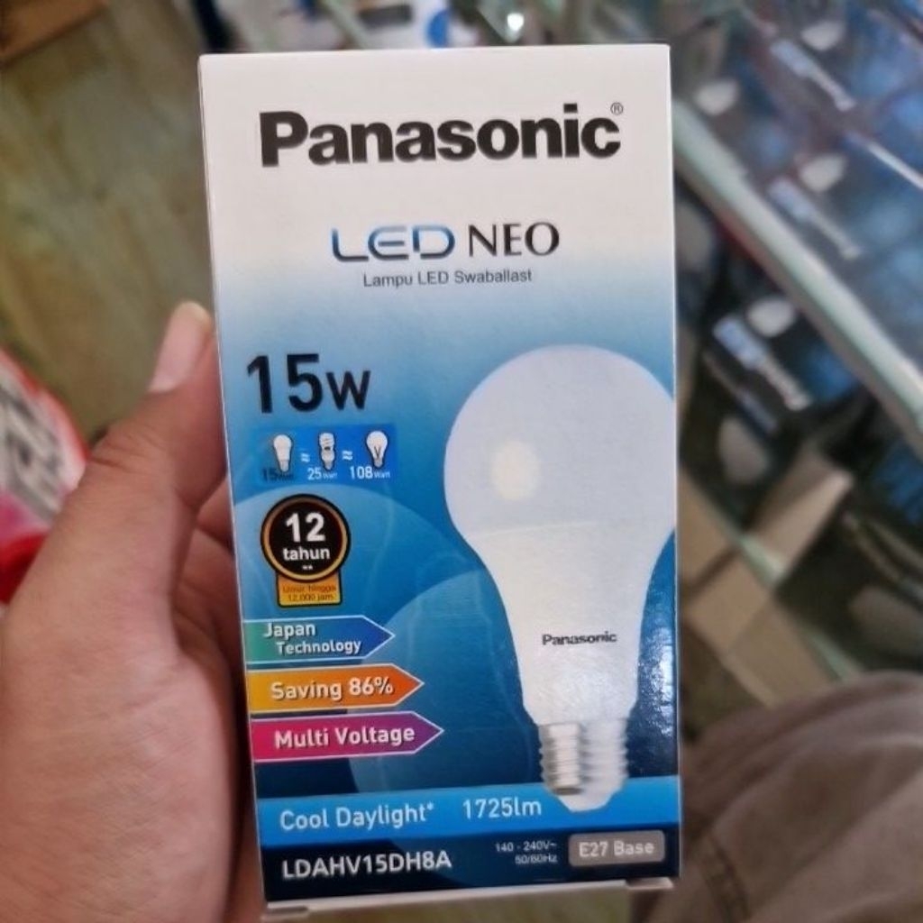 Led BULB - LAMPU PANASONIC 15 WATT