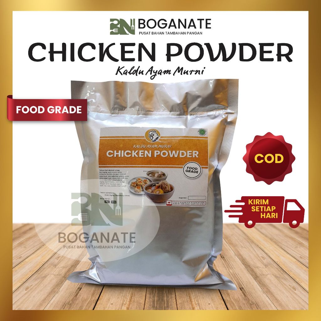 

Chicken Stock Powder 500gr / Kaldu Ayam Murni (Non MSG)