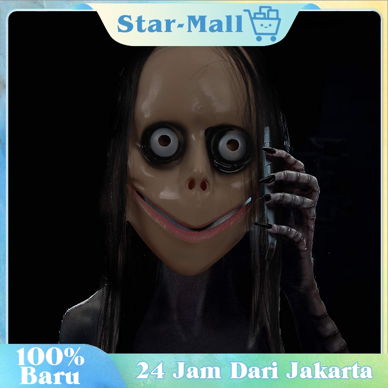 Topeng Karet / Masker Seram / Topeng Hantu Seram / Unisex Horror Mask