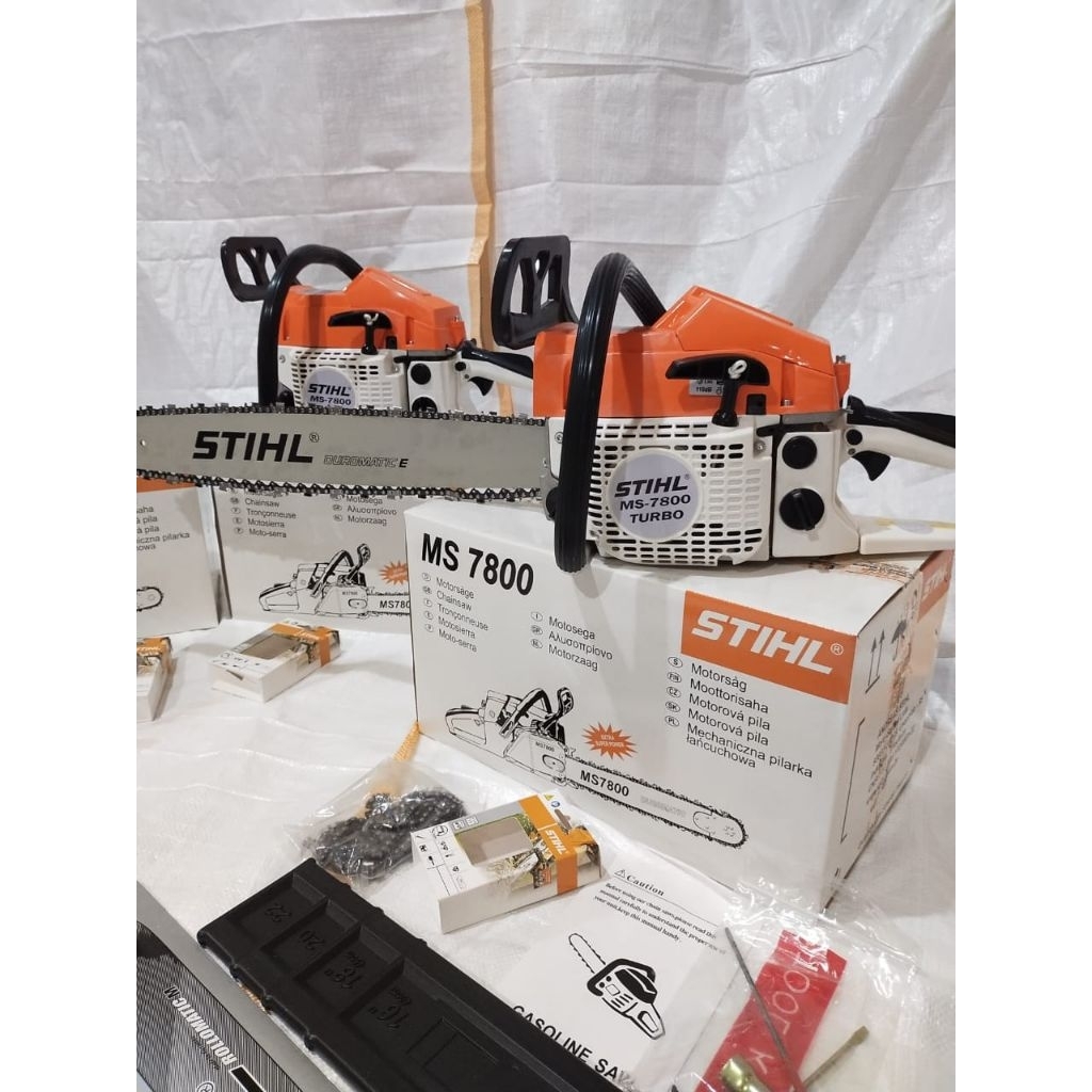CHAINSAW SENSO STIHL MS 7800 SENSO BAR 22 INCH BAJA KOMPLIT ORIGINAL