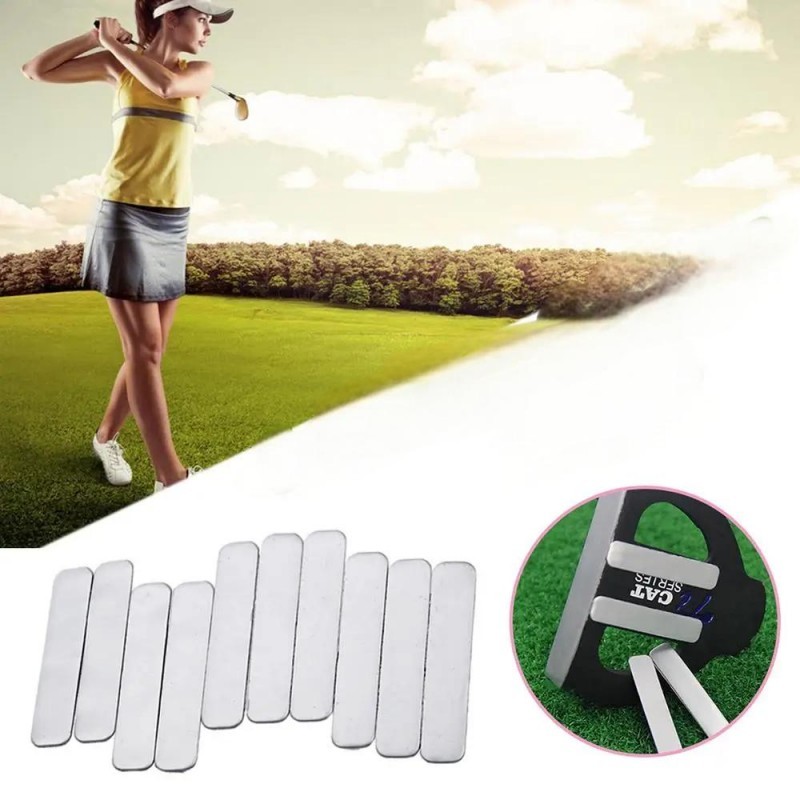 Sticker Timah Pemberat Raket Badminton 10Pcs Timah Pemberat Untuk Raket Golf/Tenis Co