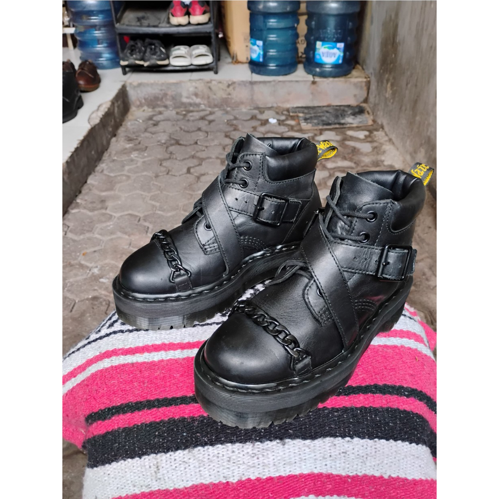 Dr Martens Beaumann Black Smooth 37 Original (Docmart 1460 1461 Bex Sole Black Smooth Cherry Crazy H