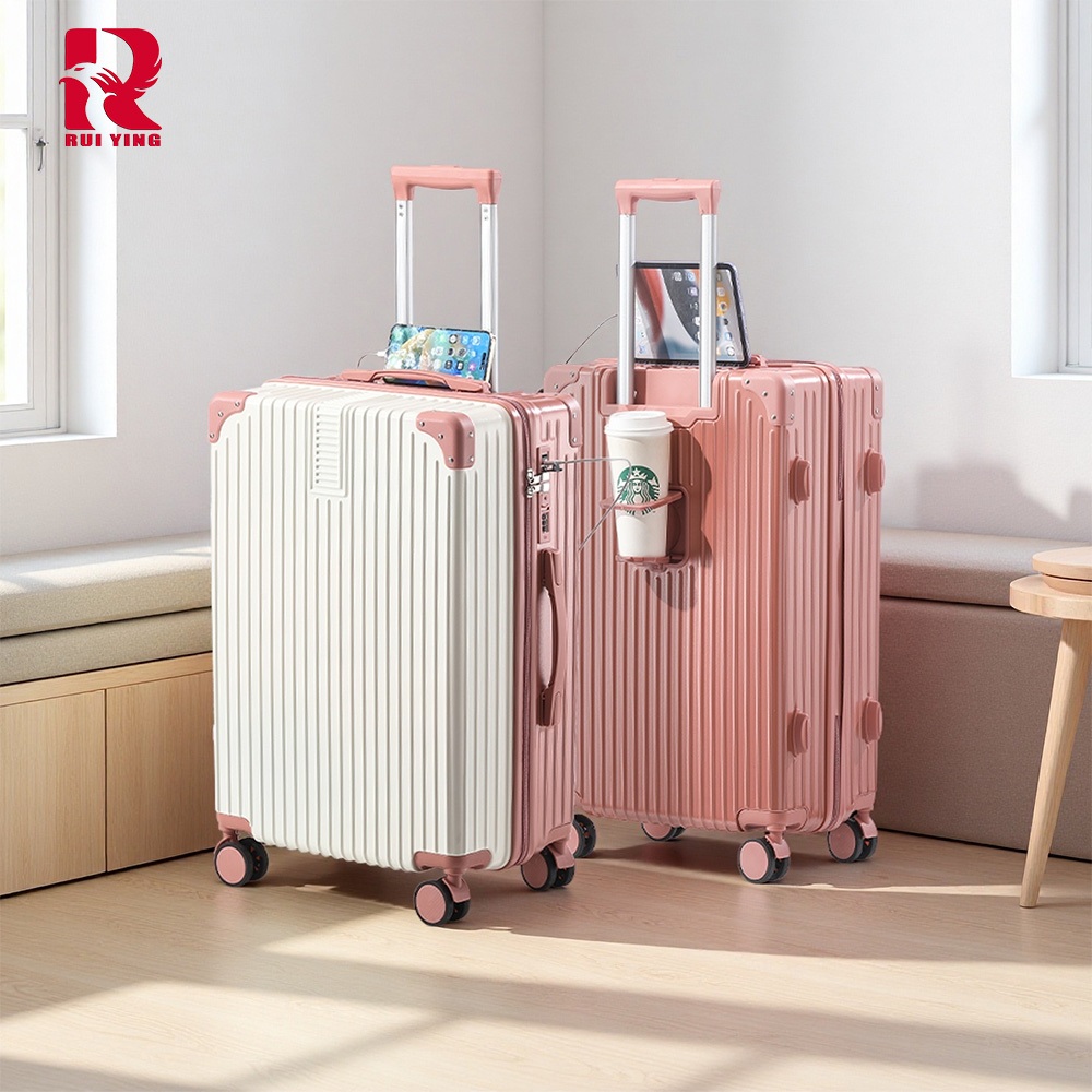 RUIYING Koper A916 Koper Kabin Dan Bagasi 20/22/24 +14 Inch Bahan Material ABS+PC Premium Anti Pecah