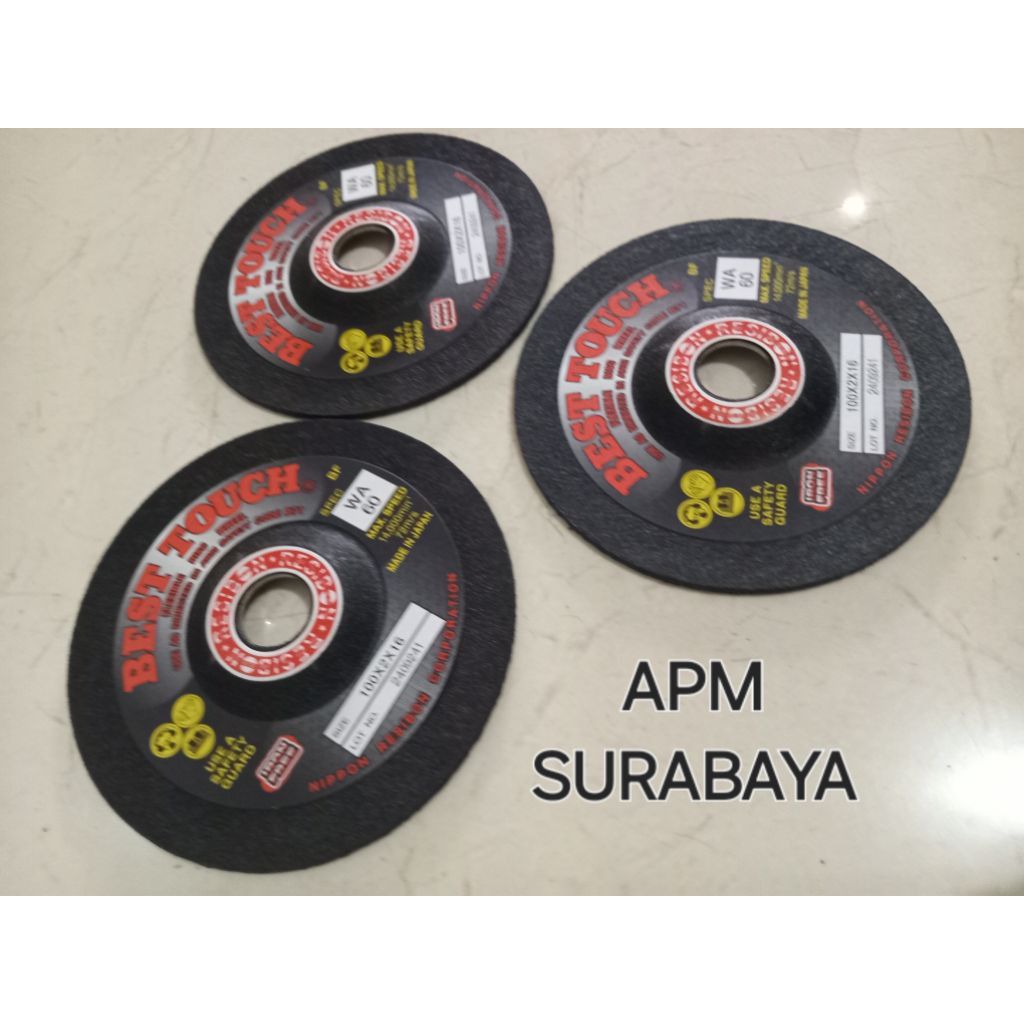 BATU POTONG FLEKSIBEL 4" X 2 WA NIPPON RESIBON / BATU POTONG STAINLESS  / BATU POTONG FLEXSIBEL