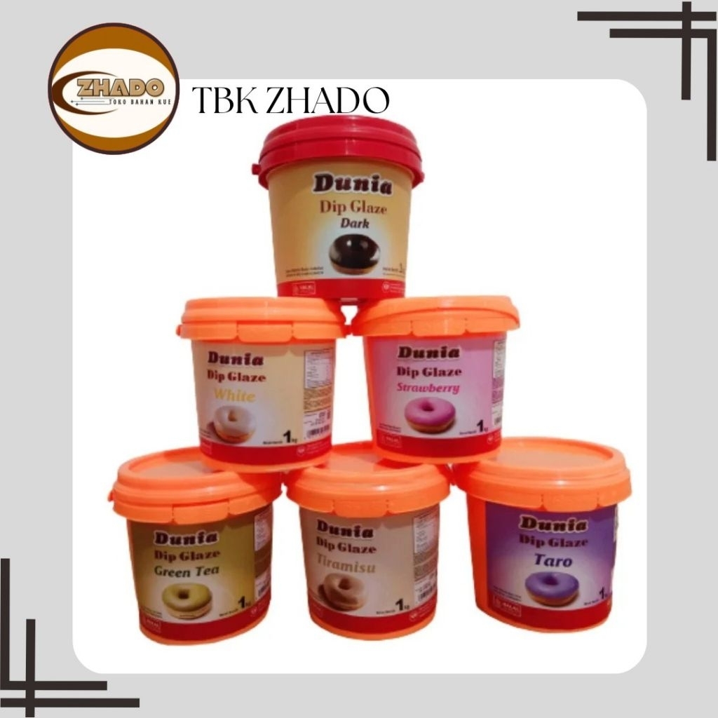 

Dunia Dip Glaze Eco 1kg All Variant Topping