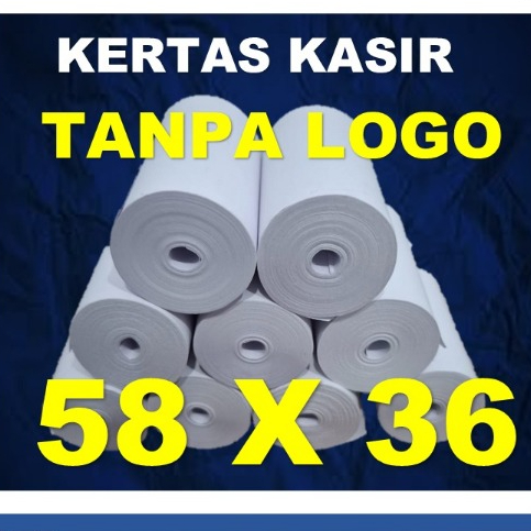 

Paket 10 Roll KERTA TERMAL UKURAN 58X36, Full kertas tanpa tulang