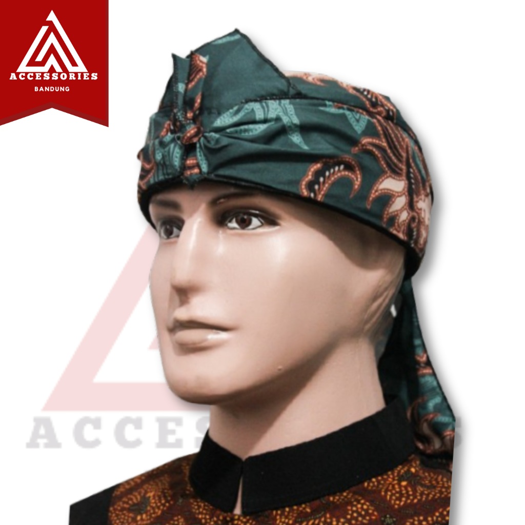 Sumberr Warasss Iket Blangkon Sunda Jawa Udeng / Blangkon Jawa Merah