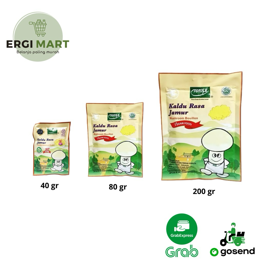

TOTOLE KALDU JAMUR 40gr 80gr 200gr ERGIMART minimarket murah Padang