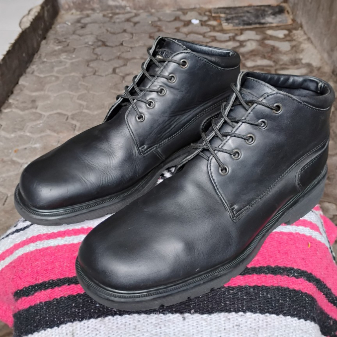 Dr Martens 9286 Black Smooth 12UK / 47 England Original (Smooth Docmart 1460 1490 1914 Bex Sole Red 