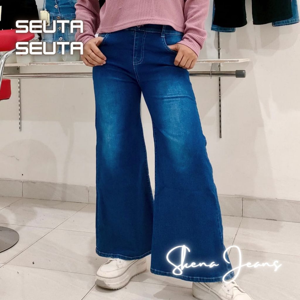 CELANA SKENA ANAK TANGGUNG/KULOT JEANS ANAK PEREMPUAN STRETCH PREMIUM