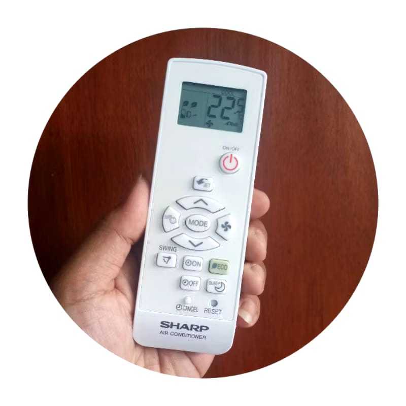 Remot AC Sharp Original J-TECH Inverter