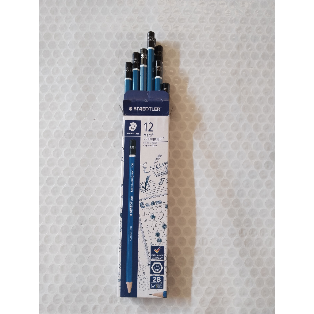 

1 PACK PENSIL STAEDLER 2B UJIAN COMPUTER (12PCS)