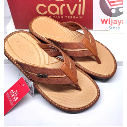 Carvil Sandal Pria Espresso