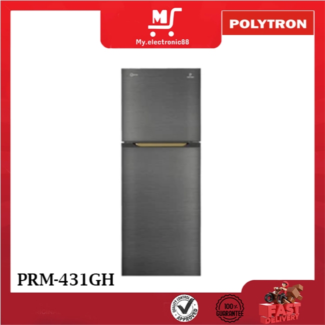 Kulkas Inverter 300L 2 Pintu Polytron PRM 431GH Belleza Big Liter