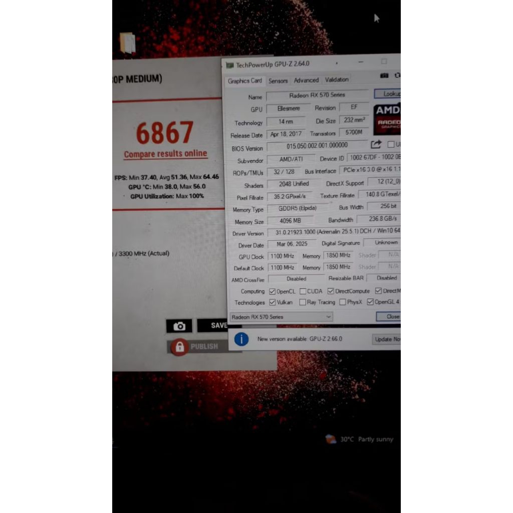 vga RX 570 4gb